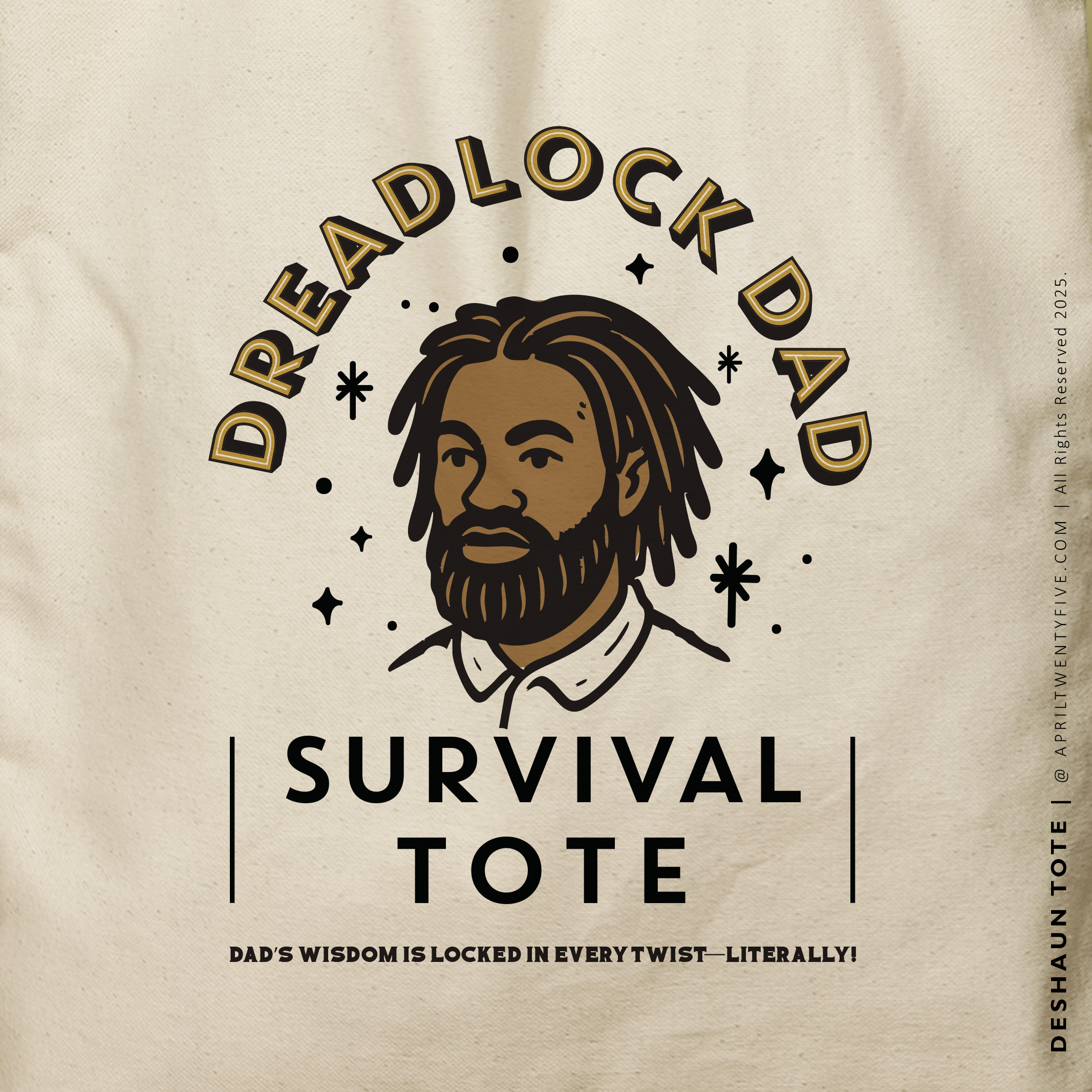 DESHAUN | Bearded Dad Tote