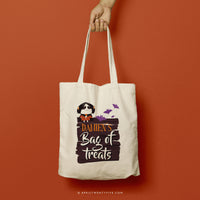 DAMIEN | Personalized Bag of Treats Canvas Tote thumbnail