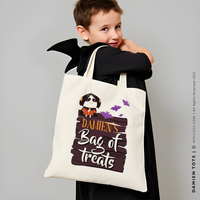 DAMIEN | Personalized Bag of Treats Canvas Tote thumbnail