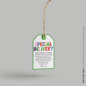 DELFIN | Personalized Northpole Christmas Tote