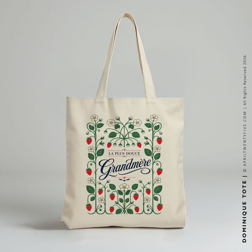 Dominique Grandmère | La Plus Douce Grandmère Tote Bag