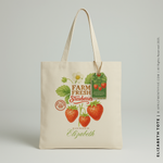 Load image into Gallery viewer, ELIZABETH | Strawberry Picking Tote (Personalized)
