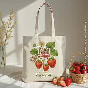 ELIZABETH | Strawberry Picking Tote