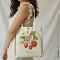 ELIZABETH | Strawberry Picking Tote thumbnail