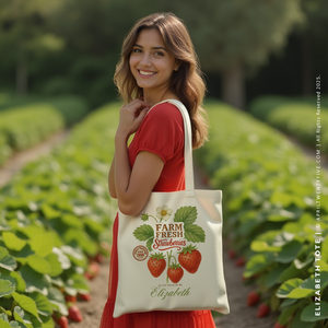 ELIZABETH | Strawberry Picking Tote