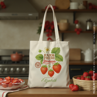 ELIZABETH | Strawberry Picking Tote thumbnail