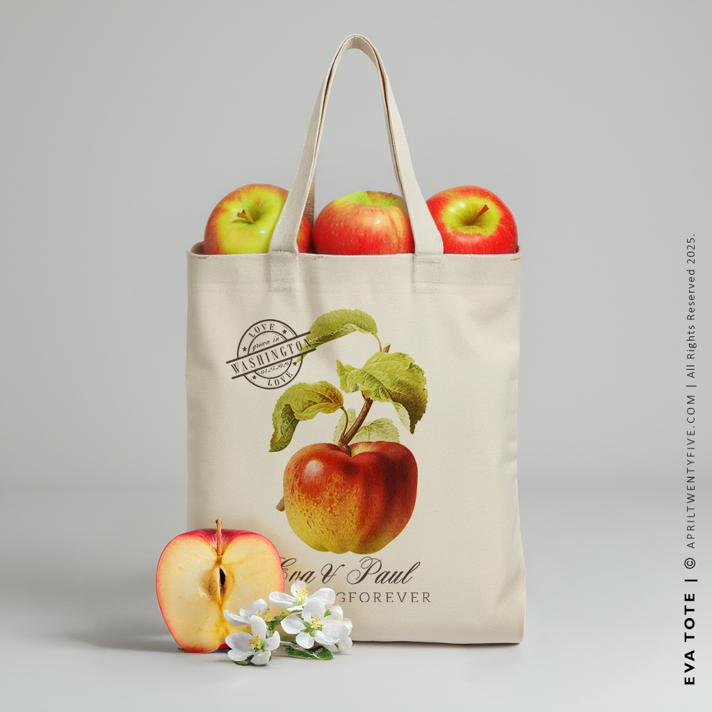 EVA | Apple Orchard Wedding Canvas Tote