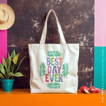 Load image into Gallery viewer, EVE | Best Day Ever Canvas Tote
