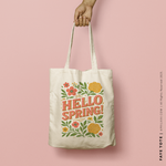 Load image into Gallery viewer, FAYE | Hello Spring Tote (Personalized)
