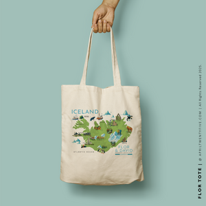 FLOR | Iceland Map Tote