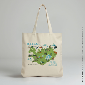 FLOR | Iceland Map Tote