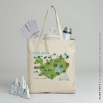 Load image into Gallery viewer, FLOR | Iceland Map Tote
