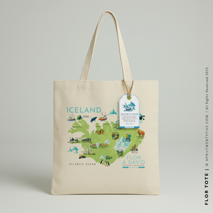 FLOR | Iceland Map Tote