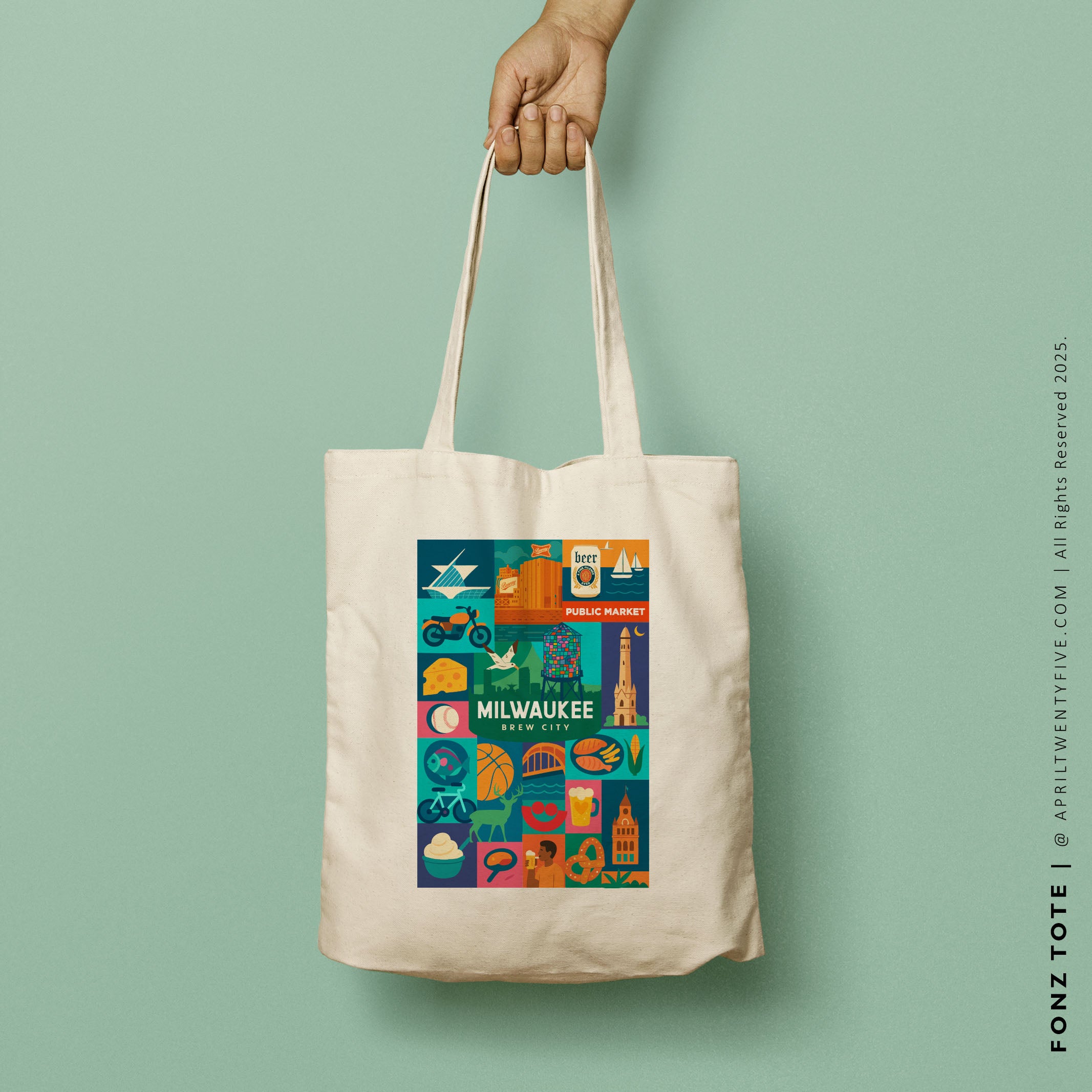 FONZ | Milwaukee Wisconsin Souvenir Tote