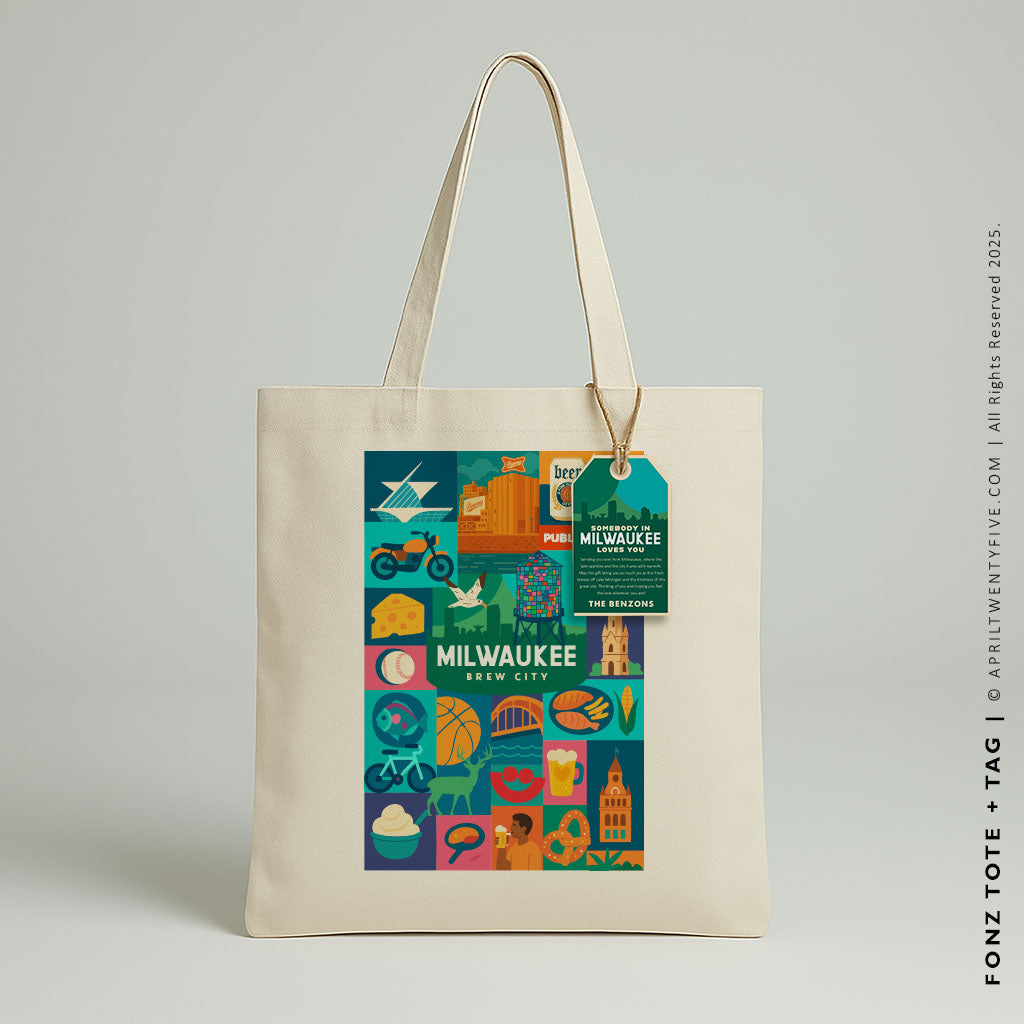 FONZ | Milwaukee Wisconsin Souvenir Tote