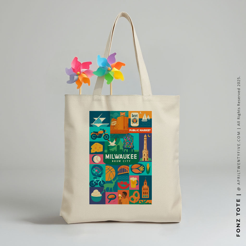FONZ | Milwaukee Wisconsin Souvenir Tote