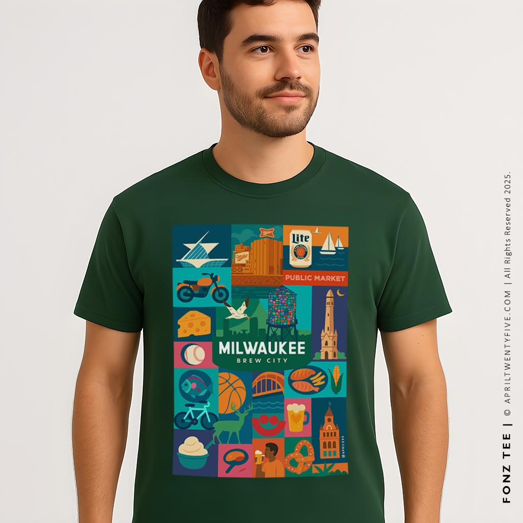 FONZ | Milwaukee Men's Graphic T-shirt