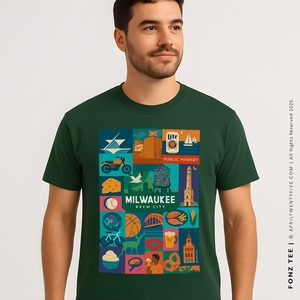 FONZ | Milwaukee Men's Graphic T-shirt