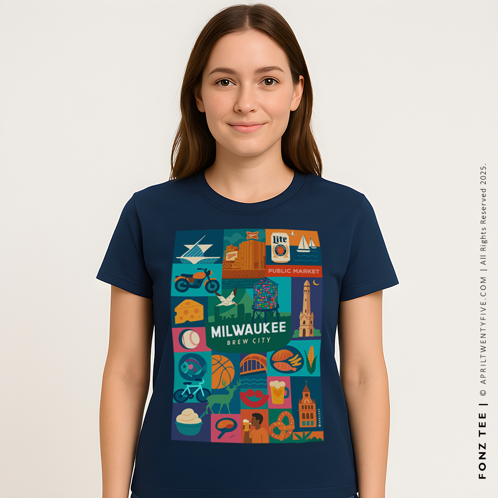 FONZ | Milwaukee Women's Graphic T-shirt