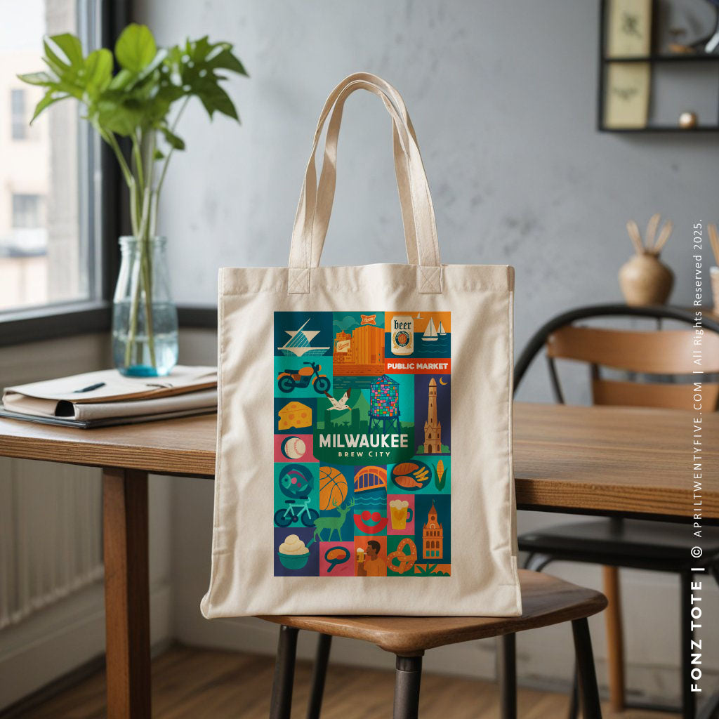 FONZ | Milwaukee Wisconsin Souvenir Tote