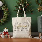 Load image into Gallery viewer, FELIZA | Feliz Navidad Canvas Tote
