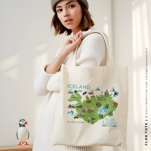FLOR | Iceland Map Tote