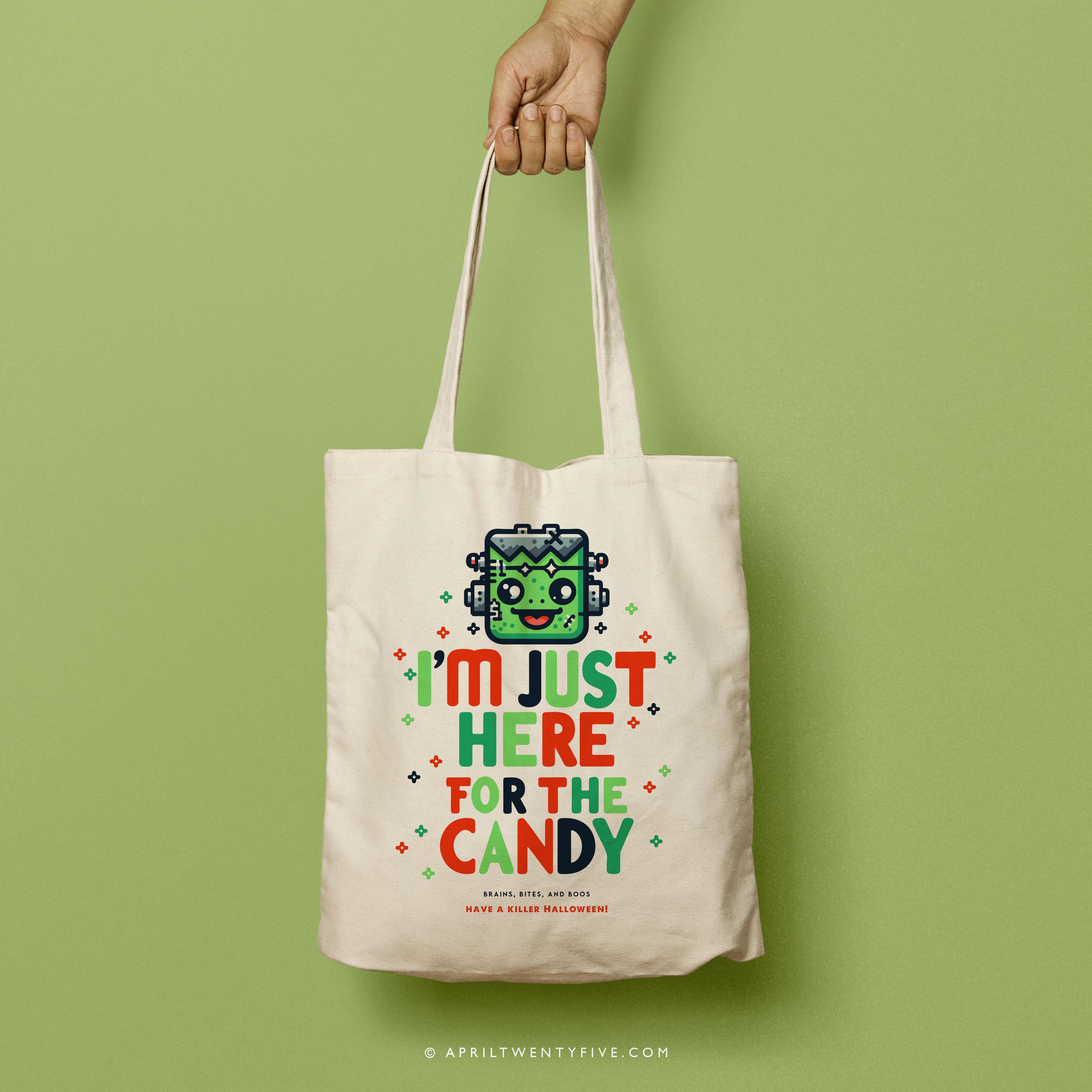 FRANKIE | Halloween Canvas Tote