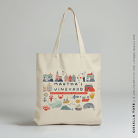 GIESELLA | Martha's Vineyard, Cape Cod Canvas Tote thumbnail