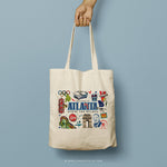 Load image into Gallery viewer, HAZEL | Atlanta, Georgia Canvas Tote
