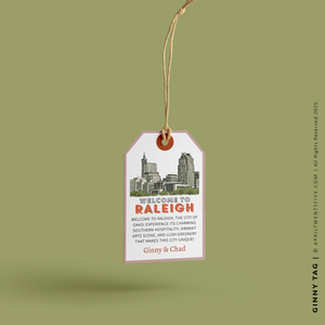 GINNY | Raleigh North Carolina Souvenir Tote (Personalized)