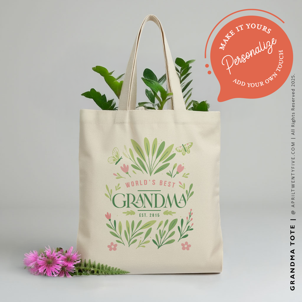 GRANDMA | Spring Tote (Personalized)