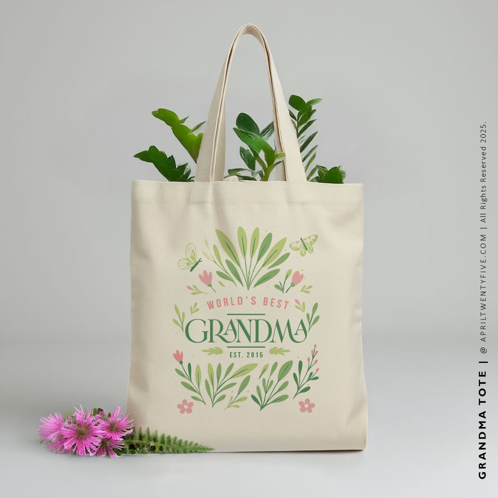 GRANDMA | Spring Tote (Personalized)