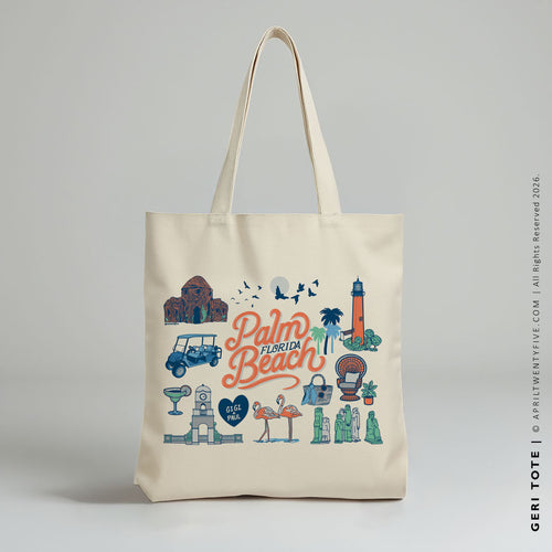 Geri Palm Beach | Canvas Tote Bag