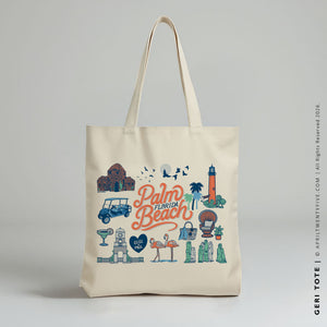 Geri Palm Beach | Canvas Tote Bag