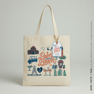 Geri Palm Beach | Canvas Tote Bag