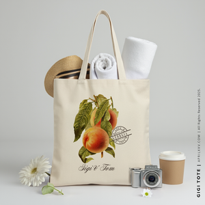 GIGI | Georgia Peach Canvas Tote