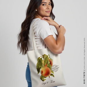 GIGI | Georgia Peach Canvas Tote
