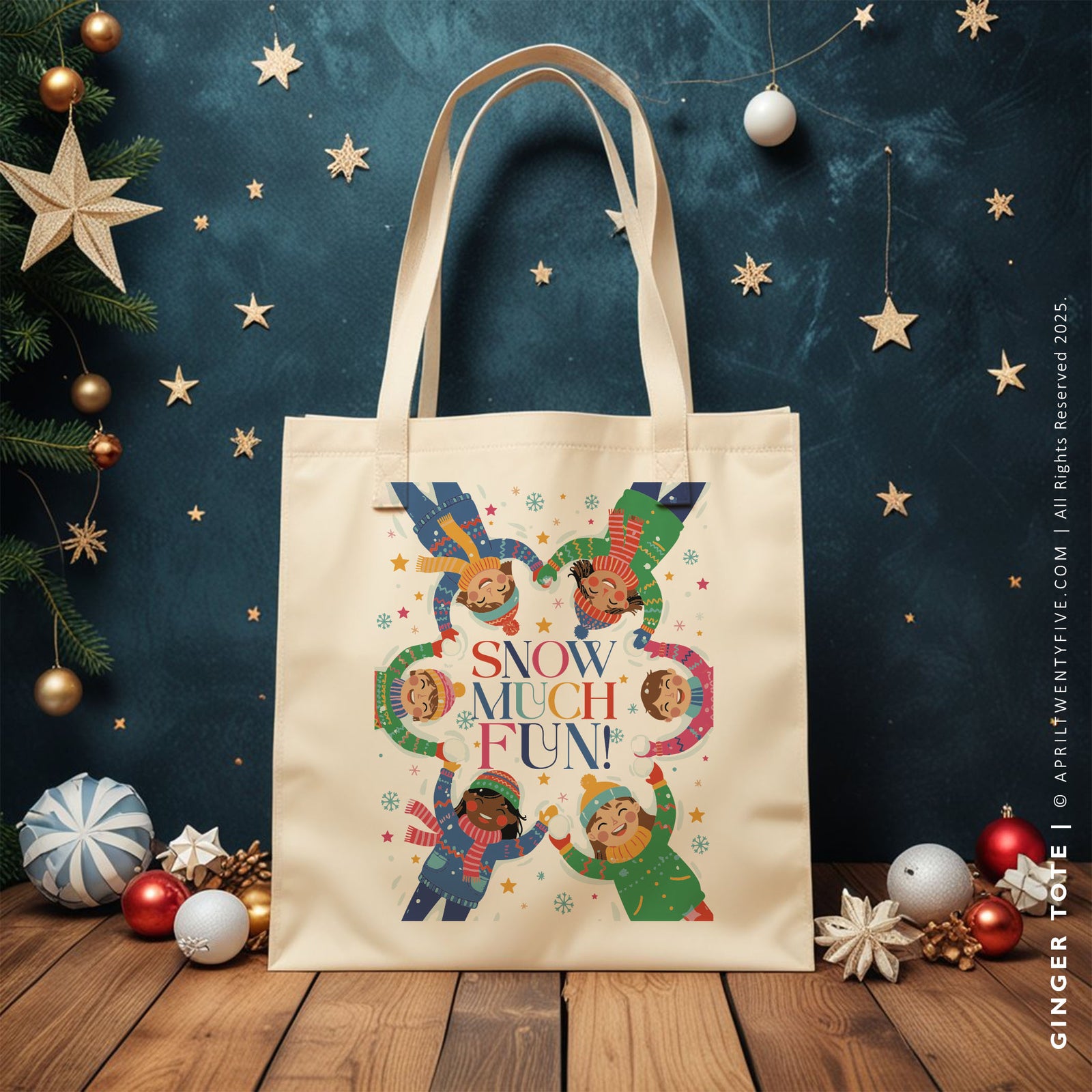 GINGER | Snow Much Fun Holiday Tote