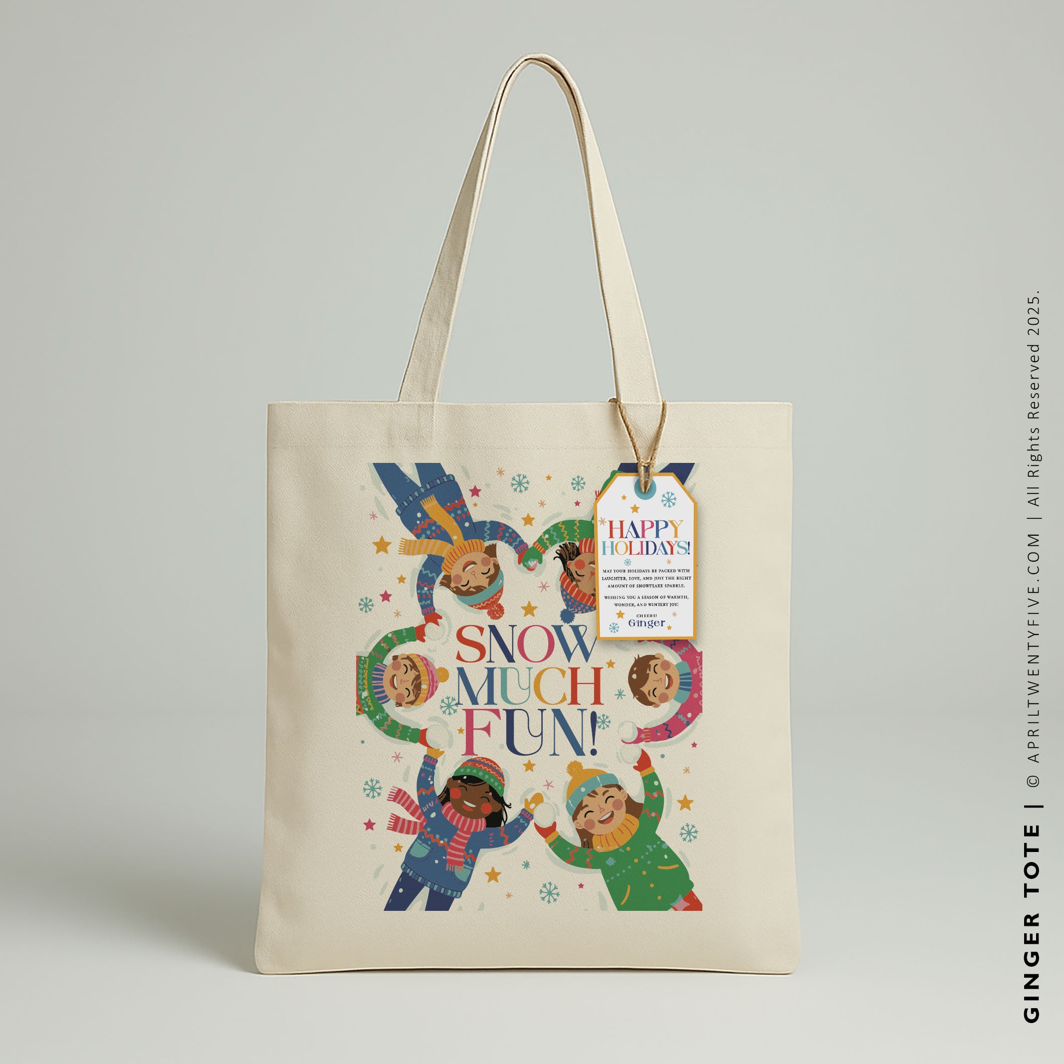 GINGER | Snow Much Fun Holiday Tote