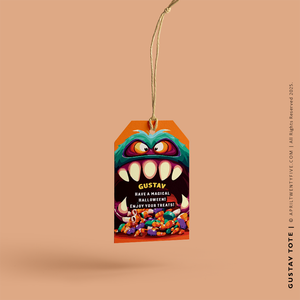 MONSTER GUSTAV | Halloween Canvas Tote