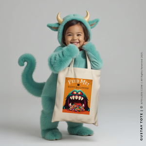 MONSTER GUSTAV | Halloween Canvas Tote