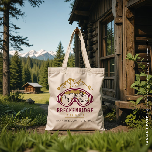 HANNAH | Breckenridge, Colorado Canvas Tote