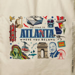 Load image into Gallery viewer, HAZEL | Atlanta, Georgia Canvas Tote
