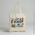 Load image into Gallery viewer, HAZEL | Atlanta, Georgia Canvas Tote
