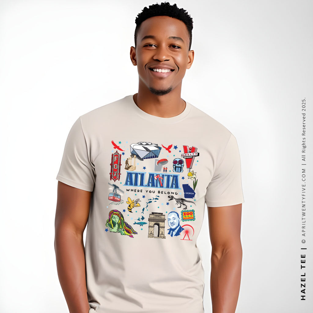 HAZEL | Atlanta Georgia Graphic Men's T-shirt