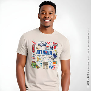 HAZEL | Atlanta Georgia Graphic Men's T-shirt
