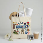 Load image into Gallery viewer, HAZEL | Atlanta, Georgia Canvas Tote
