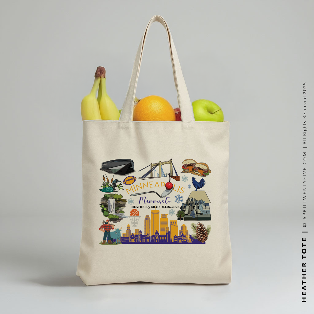 HEATHER | Minneapolis Souvenir Tote (Personalized)