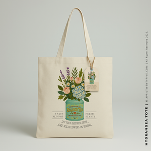 HYDRANGEA | Spring Tote (Personalized)