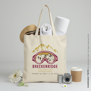 HANNAH | Breckenridge, Colorado Canvas Tote